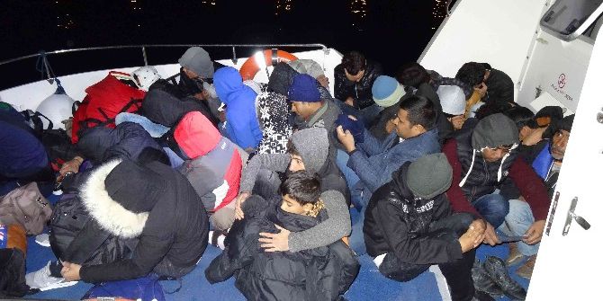 Ayvacık’ta 45 Kaçak Yakalandı