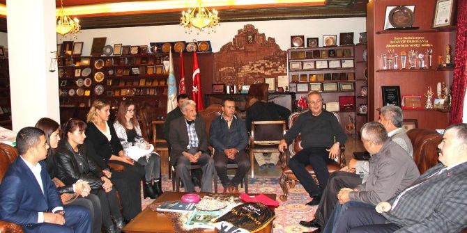 Hacıbektaş Ak Parti Heyetinden Ünver’e Teşekkür Ziyareti