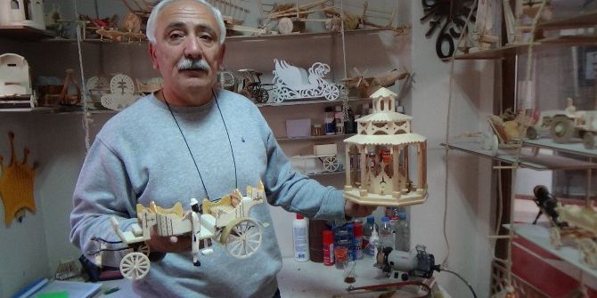Ahşabı Sanata Dönüştürüyor