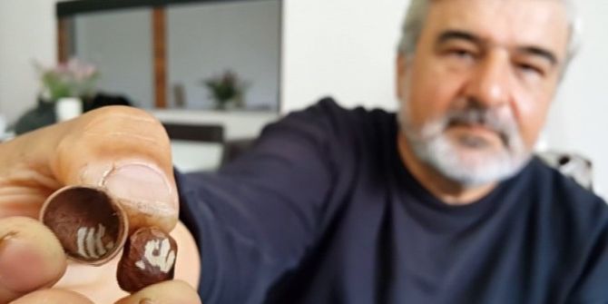 Fındıktan Çıkan Yazı Şaşırttı