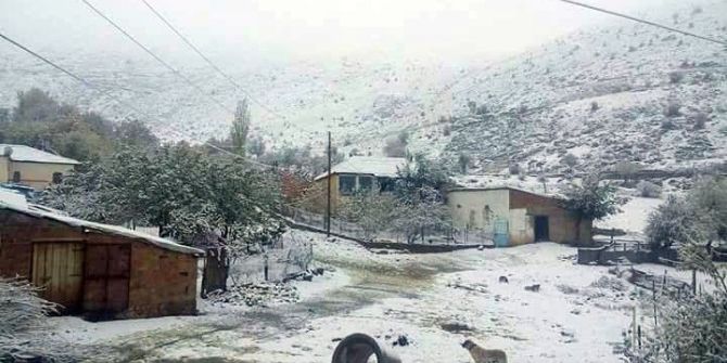 Malatya’da Yüksek Kesimlere Yılın İlk Karı Yağdı