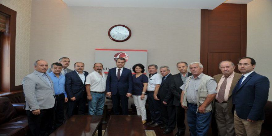 İlçe Dernek Ve Vakıf Platformu Başkanları, Vali Çelik’i Ziyaret Etti