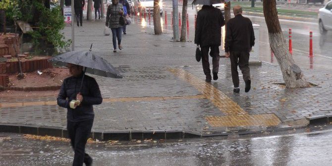 Kurak Yaz Mevsiminin Ardından Sağanak Yağış Çiftçiyi Sevindirdi