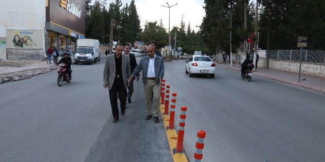 Kilis Belediyesi Refüj Çalışmalarını Sürdürüyor