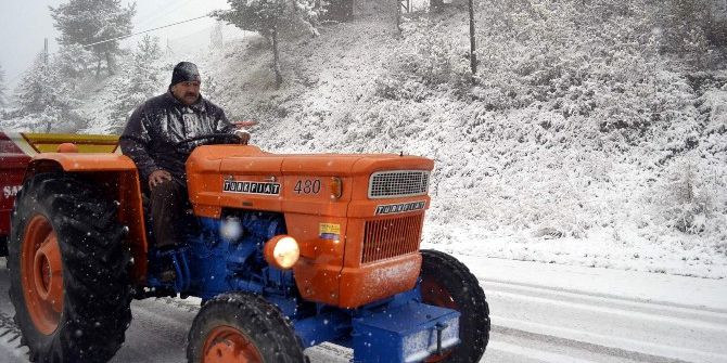 Karabük’te Kar Yağışı