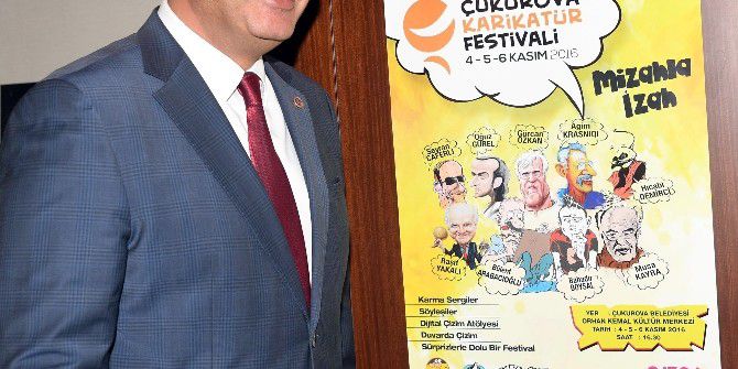 Uluslararası Çukurova Karikatür Festivali 4 Kasım’da Başlıyor