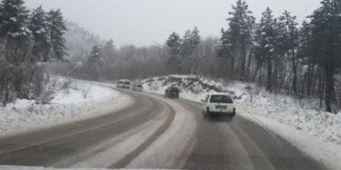 Bartın’a Yılın İlk Karı Düştü