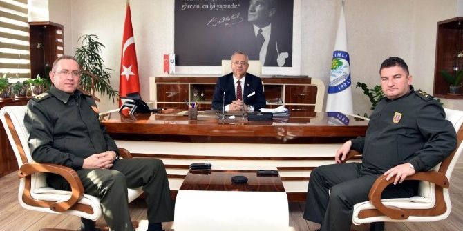 Komutanlardan Başkan Kayda’ya Ziyaret