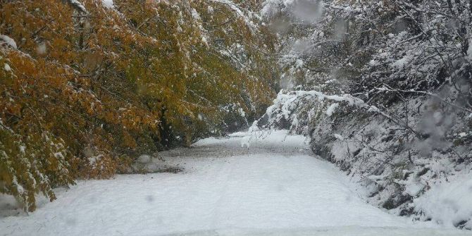 Azdavay’da Kar Yağışı Hayatı Olumsuz Etkiliyor