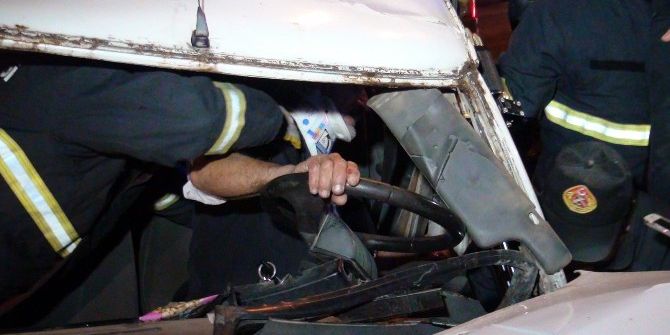 Ters Yöne Giren Alkollü Sürücü Kaza Yaptı: 1 Yaralı