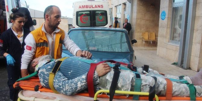 Dengesini Kaybedip Yere Düşen İşçi Hastaneye Kaldırıldı