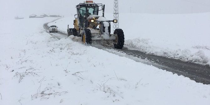 Patnos’ta Kar Yağışı