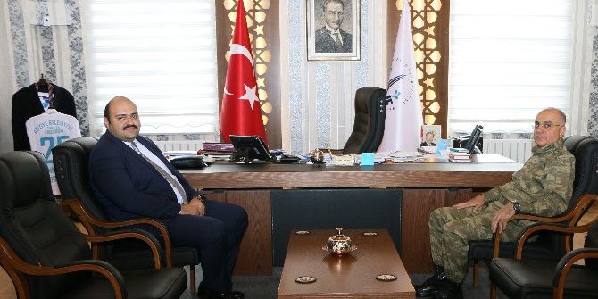 Tümgeneral Özoğlu’ndan, Başkan Orhan’a Ziyaret