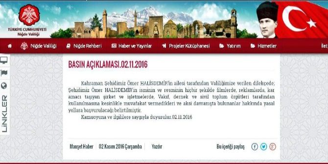 Ömer Halisdemir’in Ailesinden Şok Karar