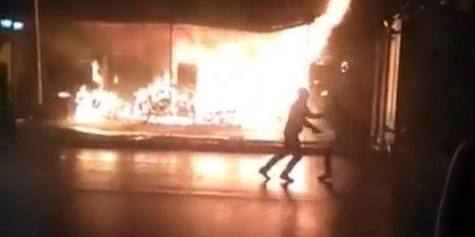 Aile İçi Kavga Yangınla Son Buldu