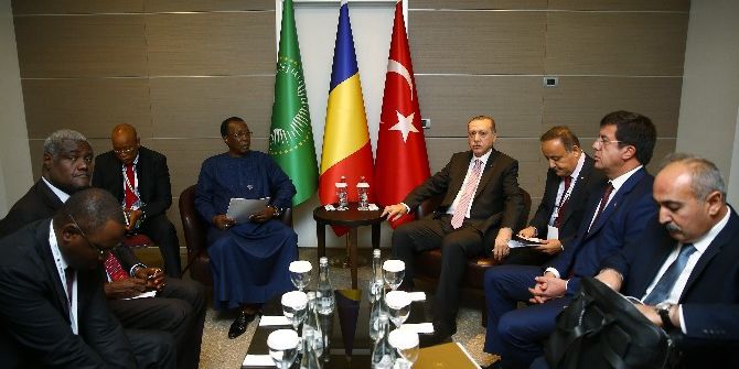 Cumhurbaşkanı Erdoğan, Çad Cumhurbaşkanı Itno İle Bir Araya Geldi