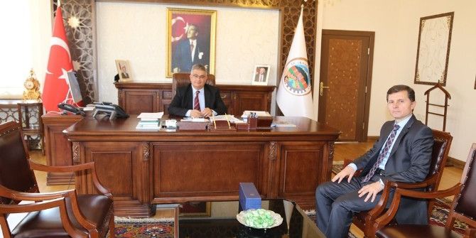 Aksaray Emniyet Müdürü Hüner’den, Vali Aykut Pekmez’e Ziyaret