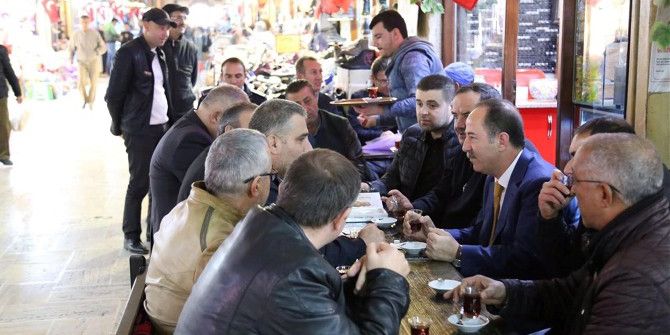 Edirne Belediye Başkanı Gürkan, Alipaşa Esnafıyla Bir Araya Geldi