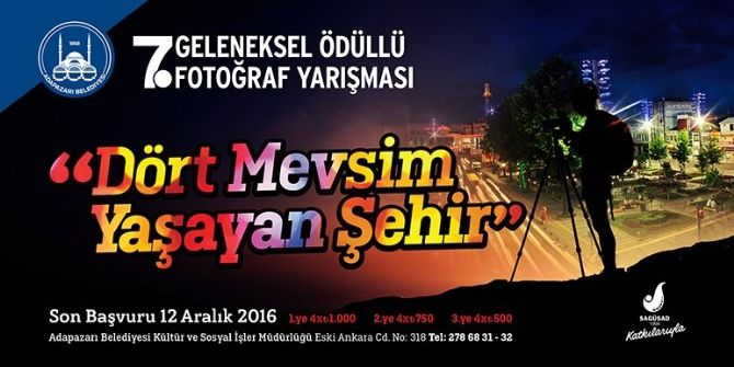 “Dört Mevsim Yaşayan Şehir” Fotoğraf Yarışması Başvuruları Devam Ediyor