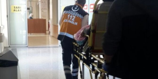 Ceviz Kıran Kadının Kafasına Taş Düştü