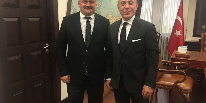 Çaturoğlu, Oyak Genel Müdürü Erdem İle Görüştü