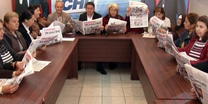 Chp Malatya İl Teşkilatı’ndan Cumhuriyet Gazetesi’ne Destek