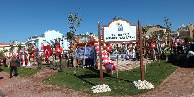 Didim’de 15 Temmuz Demokrasi Parkı Açıldı