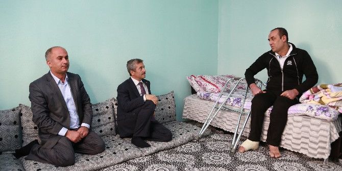 Kına Gecesi Yaralılarına Tahmazoğlu’ndan Ziyaret