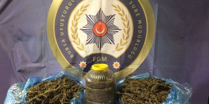 6 Kilo Esrarla Yakalanan Zanlı "Baronları Çekin Baronları" Diye Bağırdı