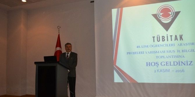 Muş’ta Tübitak Bilgilendirme Toplantısı