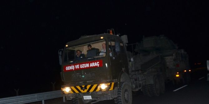 Askeri Konvoy Mardin’i Geçti