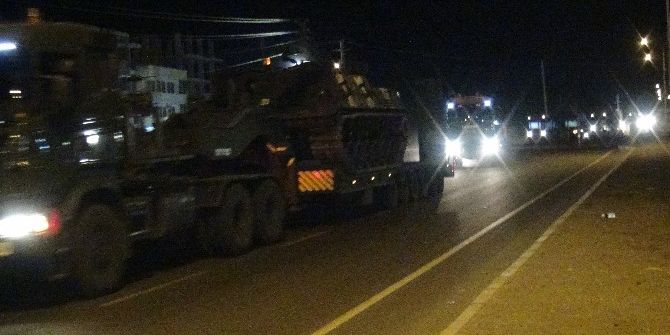 Sınıra Giden Tanklar Nusaybin’den Geçti