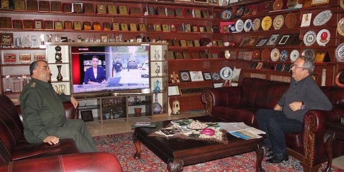 İl Jandarma Komutanı Akça’dan Ünver’e Ziyaret