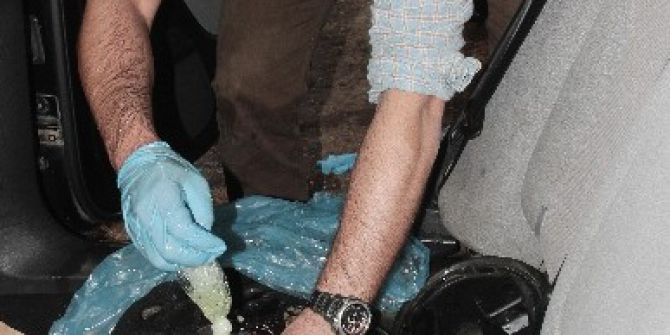 Yakıt Deposundan 30 Kilo Esrar Çıktı