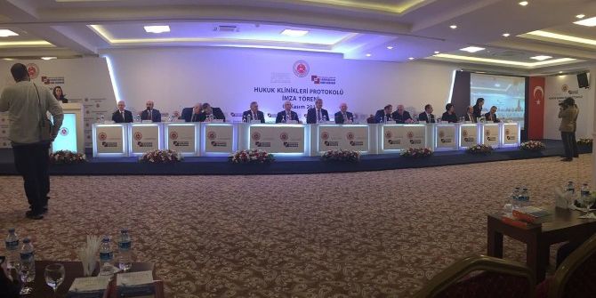 Adalet Bakanlığı İle Hukuk Klinikleri Arasında Protokol İmzalandı