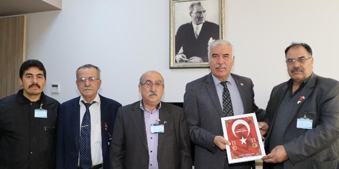Gaziler Vakfı’ndan Büyükşehire Ziyaret