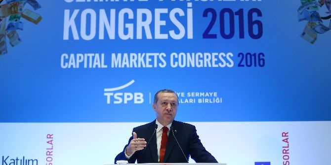 Cumhurbaşkanı Erdoğan, Sermaye Piyasaları Kongresi’nde Konuştu
