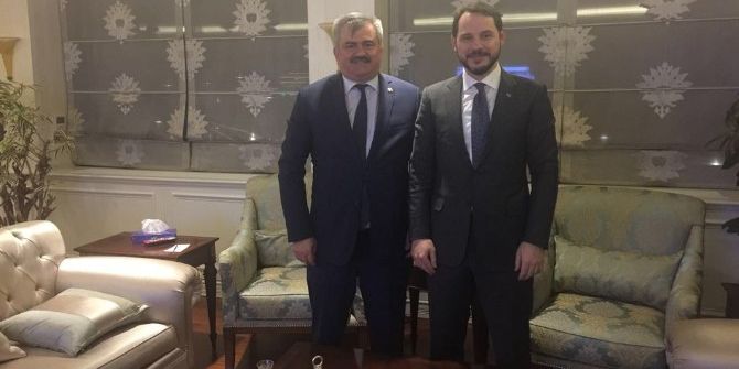 Çaturoğlu, Albayrak İle Görüştü