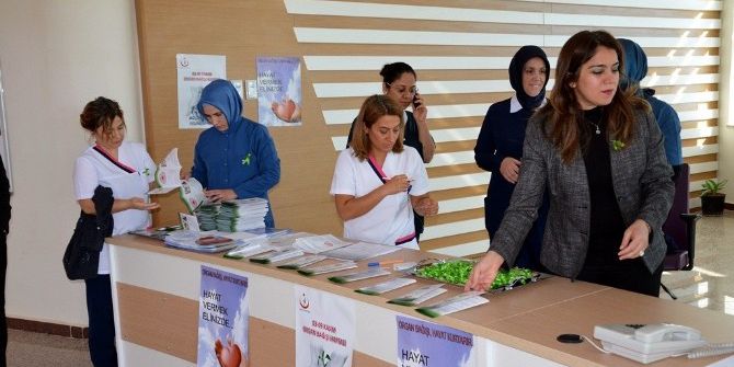 Tıp Fakültesi Hastanesinde Organ Bağışı Haftası Etkinlikleri Yapılıyor