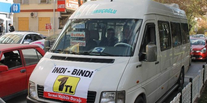 Bu Dolmuş Hattında Yolcular 1 Tl’den Taşınıyor