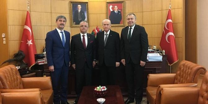 Başkanlardan Mhp Genel Başkanı Bahçeli’ye Ziyaret