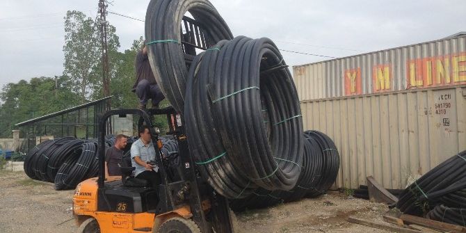 Köylere İçme Suyu Boru Yardımı