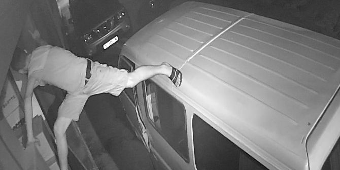 Hırsızlık Zanlısı Güvenlik Kamerası Sayesinde Yakalandı