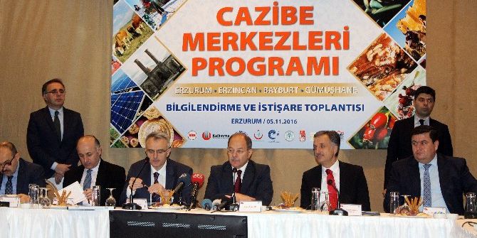 Bakan Akdağ Ve Ağbal, Erzurum’da Cazibe Merkezleri Bilgilendirme Toplantısı’na Katıldı