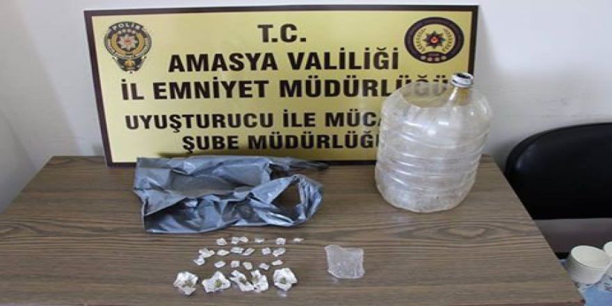Amasya Polisinden Uyuşturucu Operasyonu