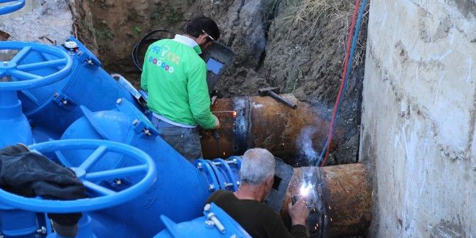 Edirne’de Kanalizasyon Pompa Terfi Merkezi’nde Yenileme Çalışmaları