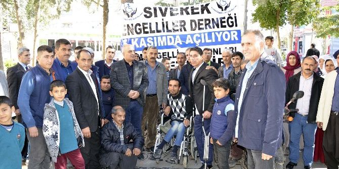 Siverek Engelliler Derneği Düzenlenen Törenle Açıldı