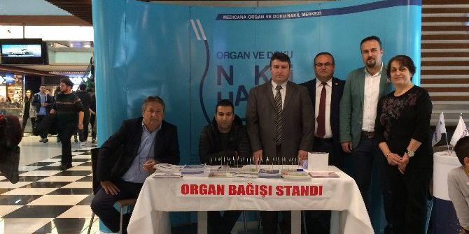 Diyaliz-organ Nakli Derneğinden Organ Bağış Standı
