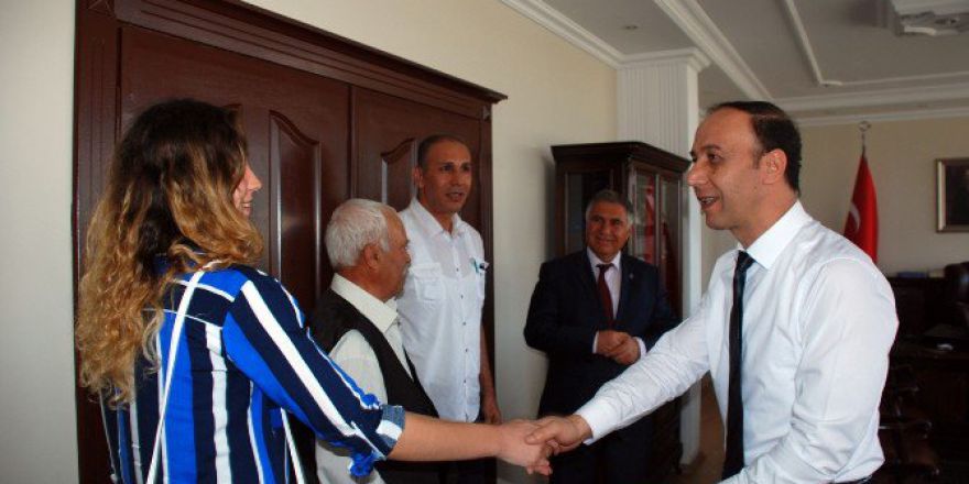 Dünya Olimpiyatlarına Hazırlanan Adıyamanlı Bayan Sporcu’dan Vali Abdullah Erin’e Ziyaret