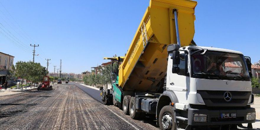 Karaman Belediyesi’nden Asfalt Çalışmaları
